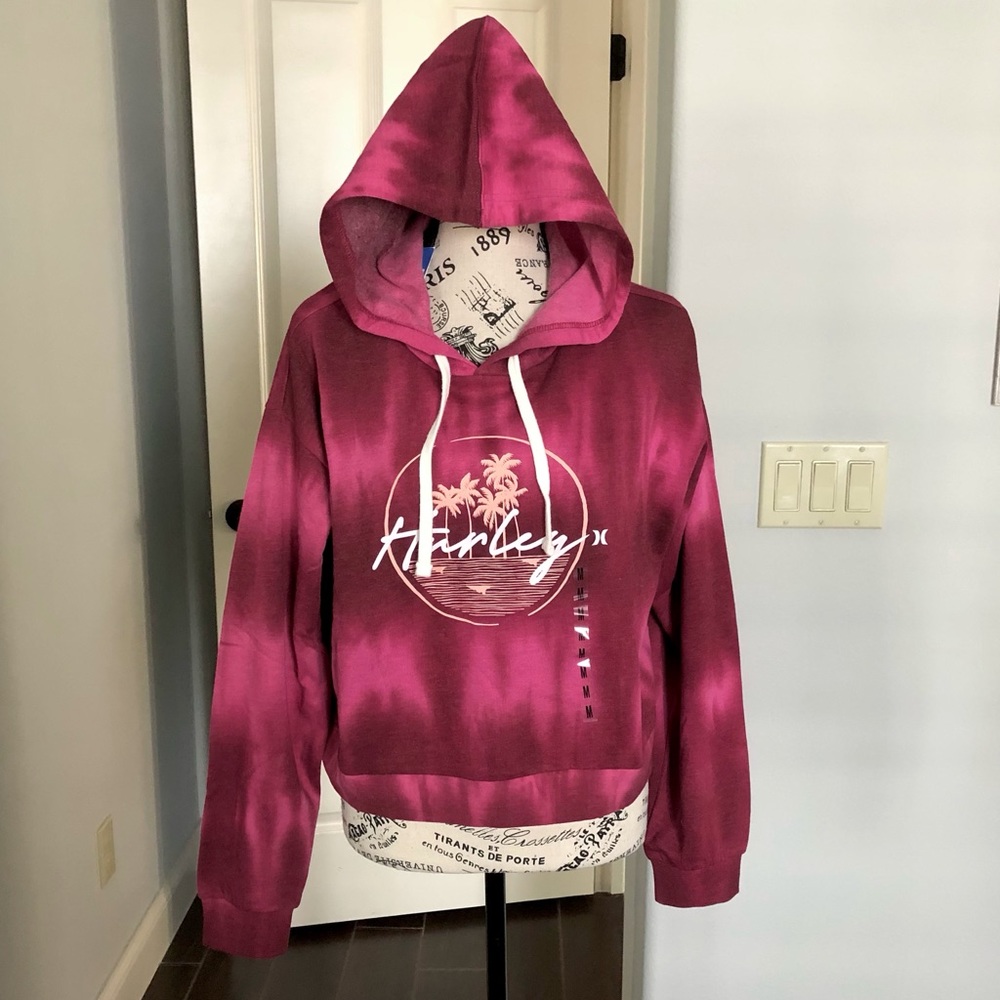 NWT Hurley Cropped Pullover Hoodie - Picture 3 of 10